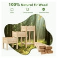 thumbnail image 4 of Raised Garden Bed 3-Tier Wooden Elevated Planter, Outdoor Vegetable Flowers, Drainage, Natural Wood, 4 of 8