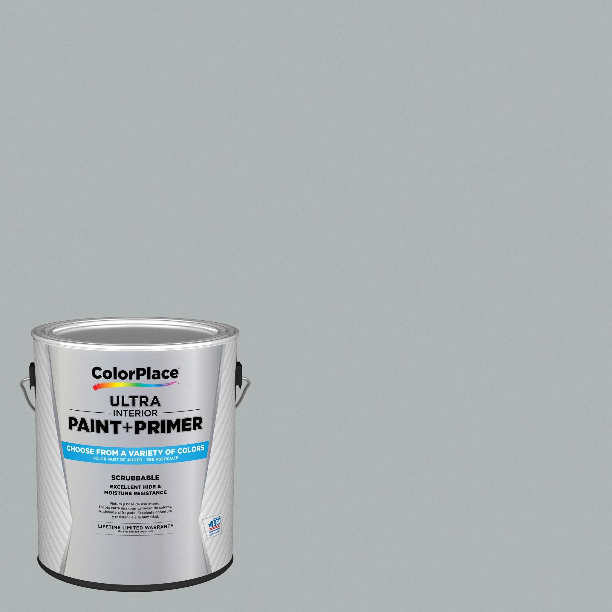 ColorPlace Ultra Interior Paint & Primer, Medici Grey, Flat, 1 Gallon