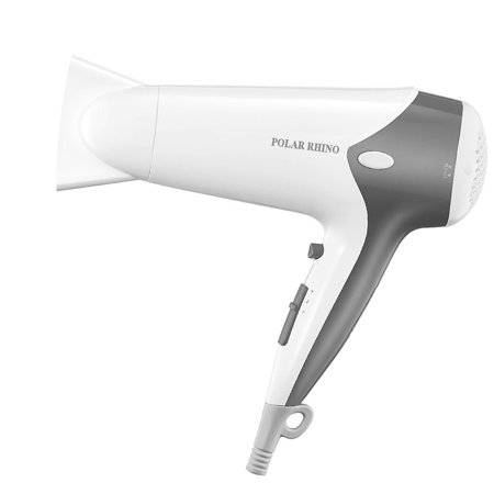 POLAR RHINO Hair dryers, Lightweight & Compact Hair Dryer with Folding Handle, 3 Speed Settings