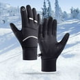 thumbnail image 2 of yocbz Cozy Season Gloves - Unisex Thermal Winter, Touch Screen, Windproof Waterproof Warm Gloves (Black,M), 2 of 9