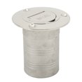 thumbnail image 1 of Boat Filler Right Angle Clamshell, 8.5 X 8 X 5.1 Cm, 316 Stainless Steel Hardware for Boat Keyless Deck Filler 50 Mm 2 Inch, 1 of 8