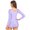 Light Purple, variant on MSemis Women's Glossy Skirted Leotards Dance Dress