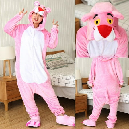 

CoCopeanut Unisex Adults Monkey Animal Pajamas Anime Onesie Stitch Unicorn Tiger Koala Flannel Cartoon Cute Warm Cosplay Sleepwear Pyjamas