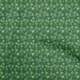 thumbnail image 1 of oneOone Viscose Jersey Green Fabric Kalamkari Craft Projects Decor Fabric Printed By The Yard 60 Inch Wide, 1 of 5