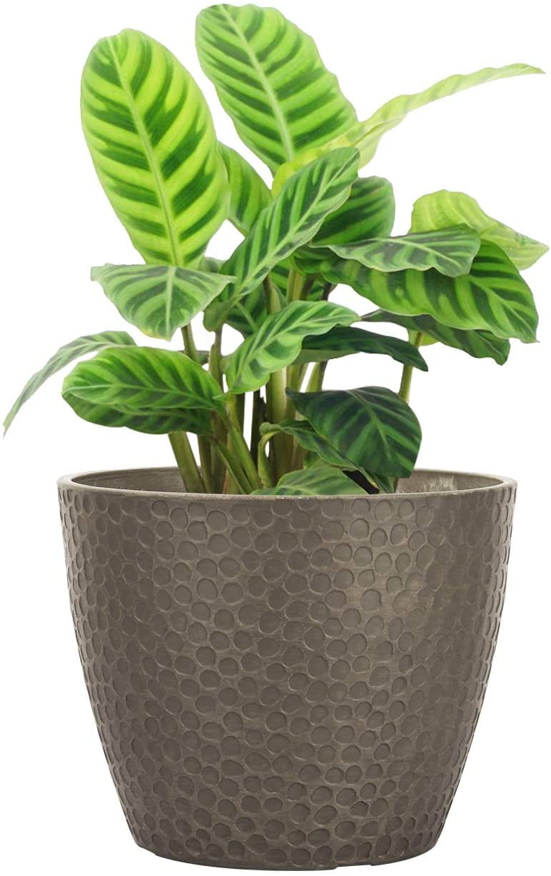 Outdoor Indoor Planters Flower Pots 9.4 Inch Planter Pot Containers