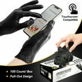 thumbnail image 5 of KLIZZA Black Nitrile Disposable Gloves 2000 Ct, 5 Mil Latex-Free and Powder-Free, Bluk Gloves Safe for Food Processing, Kitchen, Cooking, Tattoo, Auto Repair & Maintenance(L Size), 5 of 10