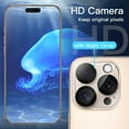 thumbnail image 6 of JETech Privacy Screen Protector for iPhone 16 Pro Max 6.9-Inch with Camera Lens Protector, Anti-Spy Tempered Glass Film, Easy Installation Tool, 2-Pack Each, 6 of 7