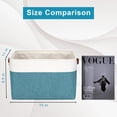 thumbnail image 3 of Fabric Storage Bins Baskets For Shelves 3 Pack Decorative Linen Closet Organizers With Handles For Clothes Home Office Organization, 3 of 7