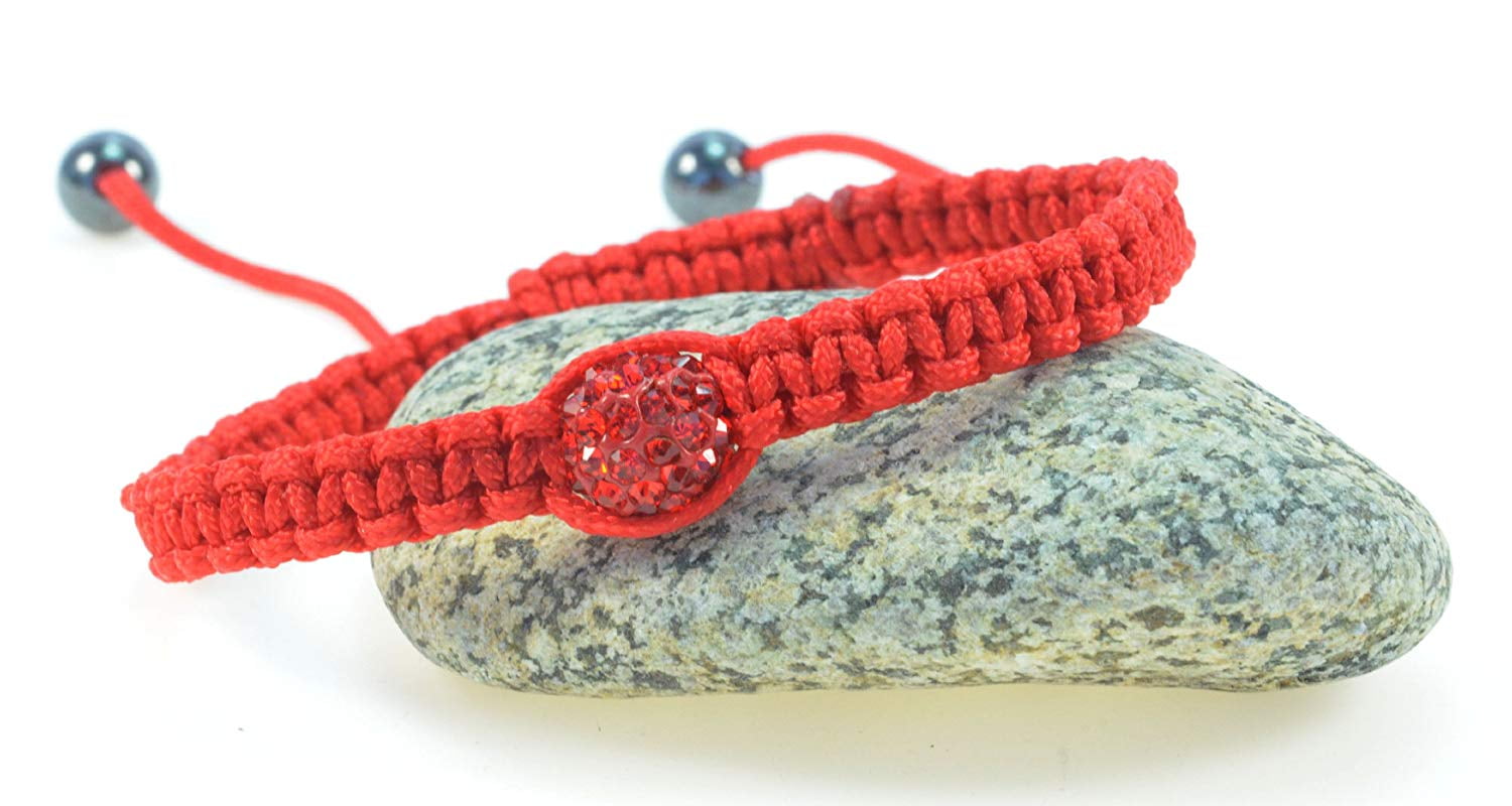 Pink Shamballa Bracelet with Red Coral - Shop MikeMBracelets Bracelets -  Pinkoi