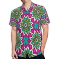thumbnail image 4 of High Quality Hawaiian Shirts for Men Short Sleeve Aloha Beach Shirt Floral Summer Casual Button Down Shirts Blouses BZQBYP, 4 of 7