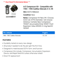 thumbnail image 2 of A/C Compressor Kit - Compatible with 1984 - 1985 Cadillac Eldorado 4.1L V8, 2 of 2