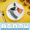 thumbnail image 6 of WERPE Cute Cat Party Dinner Decoration Washable Napkins Gift 4 PCS, 6 of 7