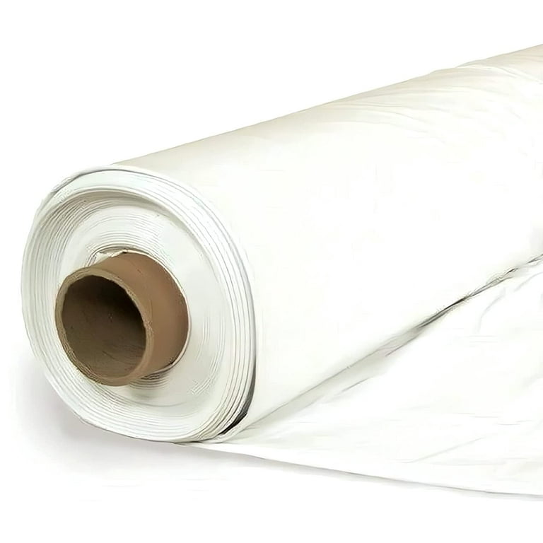 Farm Plastic Supply - Polyethylene Plastic Shrink Wrap - 7 mil (17' x 50')  - Boat Shrink Film for use with Heat Gun, Industrial Shrink Wrap, Shrink  Wrap Plastic Sheeting for Protection