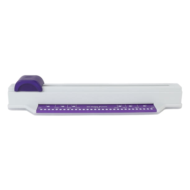 Máquina Perforadora Y Encuadernadora, Abrazadera De Fijación Desmontable Perforadora De 30 Orificios Capacidad De 6 Hojas Eficiente Con 4 Tiras De Hojas Sueltas Para Oficina