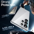 thumbnail image 4 of JETech Case for Samsung Galaxy S25 Ultra 5G, Non-Yellowing Shockproof Bumper Protective Phone Cover, Anti-Scratch Hard PC Back (Clear), 4 of 6