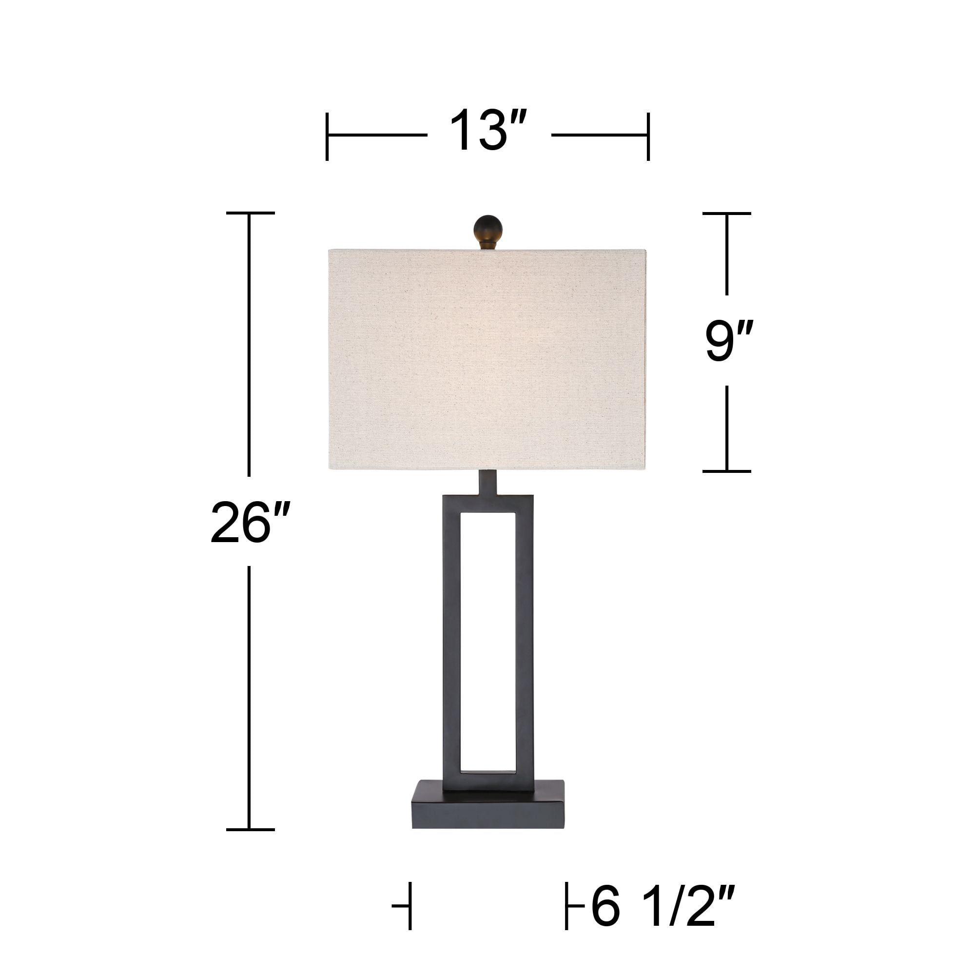 360 Lighting Aston Modern Industrial Table Lamps 26