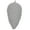 Silver, variant on Vickerman 7" Silver Flocked Pinecone Christmas Ornament, Pack of 2