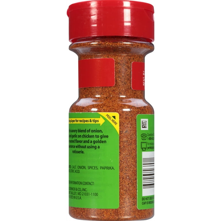 Mccormick Perfect Pinch Seasoning, Rotisserie Chicken - 5 oz