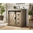 thumbnail image 3 of Elegant Kitchen and Bath Austin 30 inch Single Bathroom Vanity in Natural Oak, 3 of 10