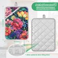 thumbnail image 6 of Yayeee Pot Holders Kitchen Heat Resistant with Pockets 7"x9.8" Cotton Oven Cooking Hot Pads, Ethereal Floral Harmony, 6 of 7