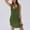 B167 Army Green plus size summer dresses Clearance Under $5, variant on Cagogo Ladies Party Dresses Summer Spring Under $10 Plus Size V Neck Sleeveless Solid Color Flowy Short Mini Tshirt Tank Sundress Cute White Funaral Dresses