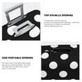 thumbnail image 5 of Haiem Black and White Polka Dot Luggage Cover Printed Suitcase Covers for Luggage Elastic Washable Suitcase Protector Fits 18-32 Inch Luggage-Small, 5 of 9