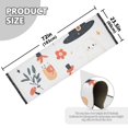 thumbnail image 5 of Yayeee Runner Rug for Bedroom 2'x6' Machine Washable Hallway Non Slip Mat, White Halloween Ghosts, 5 of 8