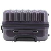 Protege Briarleigh 24 in Check-In Rolling Hardside Upright Luggage, Purple