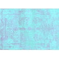thumbnail image 1 of Ahgly Company Indoor Rectangle Abstract Light Blue Contemporary Area Rugs, 7' x 9', 1 of 4