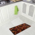 thumbnail image 2 of GZHJMY Funny Halloween Pumpkin Kitchen Rugs, 39"x20",Non Slip Washable Cushioned Carpets Polyester AntiFatigue Comfort Porch Floor Mat Doormat Halloween Decoration, 2 of 7