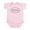Petal Pink, variant on CafePress - 906 Oval Infant Bodysuit - Baby Light Bodysuit, Size Newborn - 24 Months