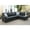 Black, variant on L Shape Sectional Sofa Couches Set, Modern Leather Corner Sofa Couch with Pillows for Living Room, Black