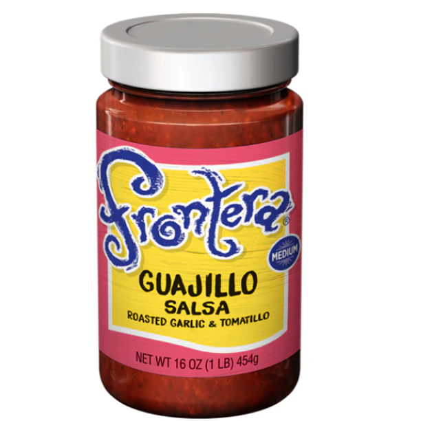 Frontera Guajillo Salsa Roasted Garlic and Tomatillo 16 oz