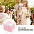thumbnail image 5 of TEHAUX Square present Packaging Boxes Pink 3Pcs 10x10x10cm, 5 of 8