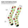 thumbnail image 2 of Compression Socks For Women And Men - Watermelon Ice Cream Print Compression Socks Circulation For Workout, 2 of 2