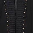 thumbnail image 6 of Outerwear Jackets for Women, YABCSAZ Women's Jacket Slim Fit Button-Decorated Blazer Casual Fashionable Lightweight Solid Color Soft Versatile Daily Outerwear, Black, 6 of 6