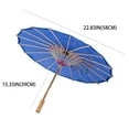 thumbnail image 3 of THY COLLECTIBLES 22" Kid's Size Japanese Chinese Umbrella Parasol For Wedding Parties, Photography, Costumes, Cosplay, Decoration And Other Events (Blue), 3 of 4