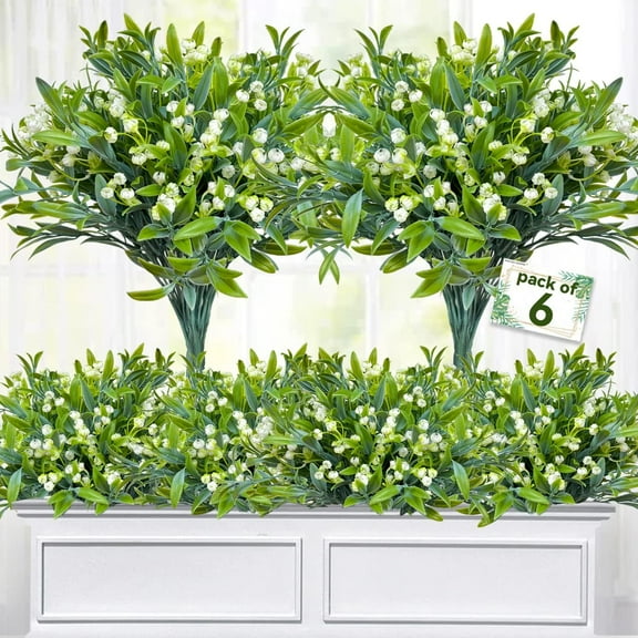 Artificial Flowers for Outdoors,16 Bundles Outdoor Fake Flowers UV Resistant Faux Silk Flowers for Outside Planters, Window Box Pot(Mix Color) A