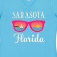 thumbnail image 4 of Inktastic Sarasota Florida Summer Trip Women's V-Neck T-Shirt, 4 of 5