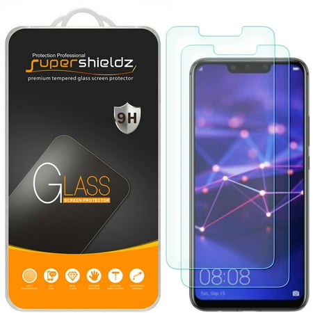 [2-Pack] Supershieldz for Huawei Mate 20 Lite Tempered Glass Screen Protector, Anti-Scratch, Anti-Fingerprint, Bubble Free