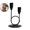 Black, variant on Wrought Iron U-Shaped Double-Headed Candlestick Holder for Dining Table – Black, 6.1x3.54x1.97in
