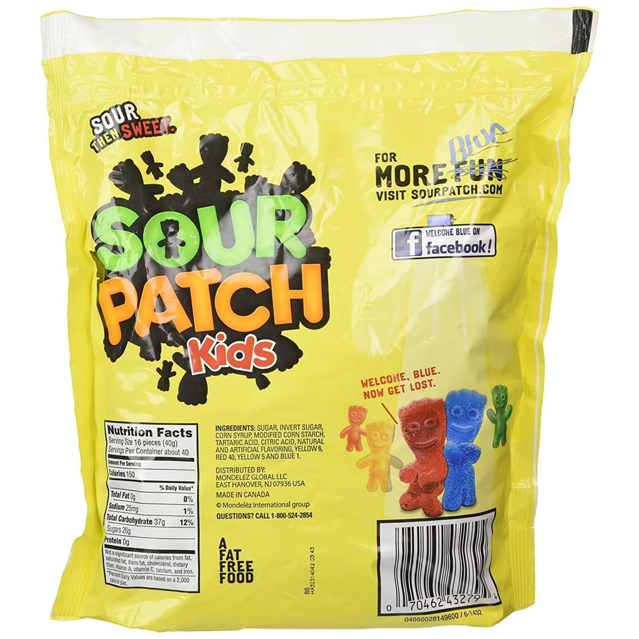 Sour Patch Kids Soft and Chewy Candy (3.5 Pounds)