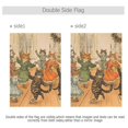 thumbnail image 4 of Yayeee Garden Flag 28" x 40" Double Sided Outdoor Yard Lawn Holiday Decorations, Cats in Party, 4 of 6