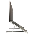 thumbnail image 2 of Amer Mounts Laptop Stand for Desk, Aluminum 6-Levels Adjustable Portable Computer Stand Laptop Cooling Pad, Ventilated Laptop Riser Supports 10-15.6" Tablets Notebook AMRNS02, 2 of 6