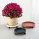 thumbnail image 3 of Maceta con ruedas giratorias - Soporte para interior y exterior - Resistente y Gris claro S, 3 of 3
