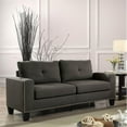 thumbnail image 6 of Furniture of America Zilly Modern Victorian Fabric Tufted Sofa in Gray, 6 of 11