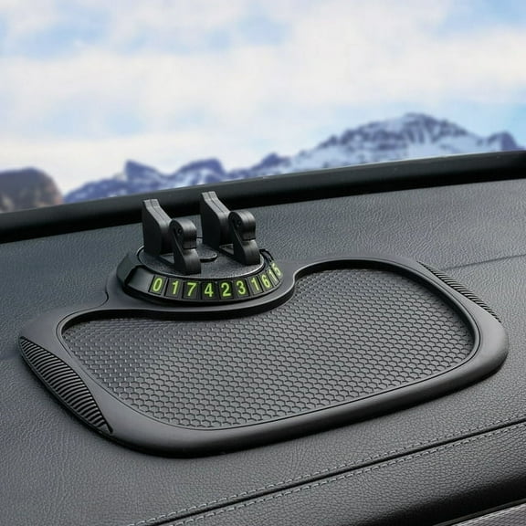 Yiyasu Non Slip Mat for Car Dashboard Sticky Pad Phone Holder Parking Number Mount Stand Anti Slip Mat