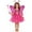 Hot Pink, variant on Shadoumai Glowing Fairy Set For Girls Includes Light Up Wand And Floral Four Piece Dress Up Play Outfit