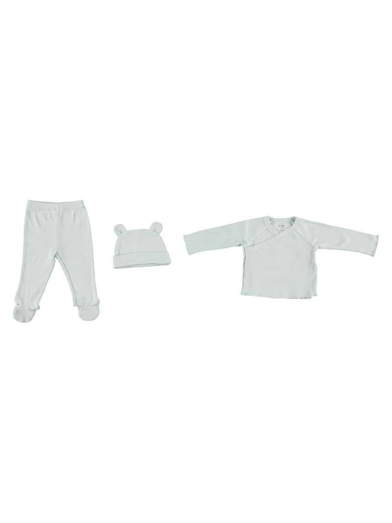 ABSORBA Baby Boys Newborn Velour Footed Pant Set - Soft Infant Outfit