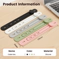 thumbnail image 4 of Ohmyroo Multi-Color Silicone Cable Ties for Efficient Management, 4 of 8